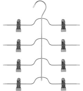 Κρεμάστρα Για 4 Παντελόνια F-V Hanger Grey 151533