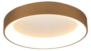 Φωτιστικό οροφής LED Niseko II CCT τηλεχειριστήριο Ø38cm σε χρυσό χρώμα