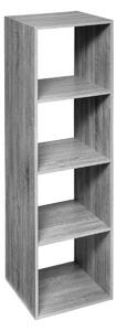 Βιβλιοθήκη Δαπέδου 4 Θέσεων (34.5x32x134) F-V Mix N' Modul Grey 173686A