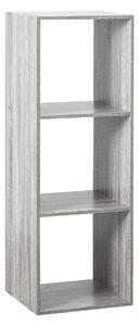 Βιβλιοθήκη Δαπέδου 3 Θέσεων (34.5x32x100.9) F-V Mix N' Modul Grey 138907A