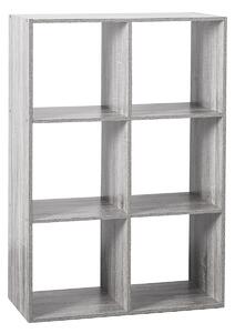 Βιβλιοθήκη Δαπέδου 6 Θέσεων (67.6x32x100.5) F-V Mix N' Modul Grey 138909A