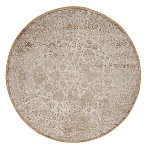 Στρογγυλό Χαλί All Season (Φ160) Βιοκαρπέτ Gossip 8504A White Gold