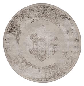 Στρογγυλό Χαλί All Season (Φ160) Βιοκαρπέτ Gossip 6341F Grey Vizon