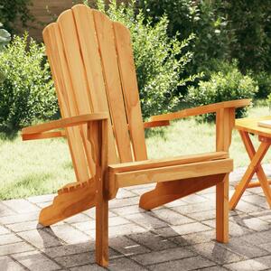 Καρέκλα Κήπου Adirondack 77x78x95 εκ. από Μασίφ Ξύλο Teak - Καφέ