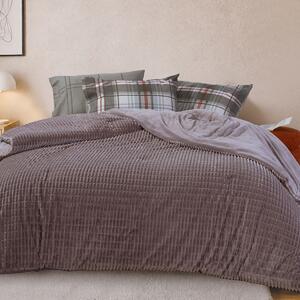 Κουβερτοπάπλωμα Μονό (160x220) Nef-Nef Homeware Elaisa D.Grey