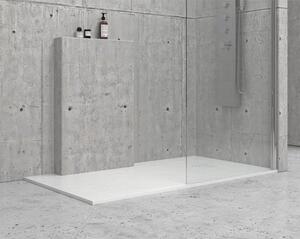 Ντουζιέρα ορθογώνια υψηλής αντοχής PIETRA Bianco KARAG 72x90x2,5cm