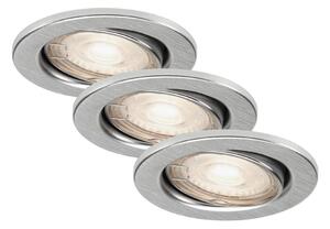 Briloner 7277-039-ΣΕΤ 3xLED Dimmable φωτιστικό μπάνιου 1xGU10/5W/230V IP23