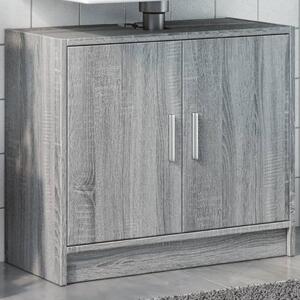 Ντουλάπι Νιπτήρα Grey Sonoma 63x29x55 εκ. Επεξεργασμένο Ξύλο - Γκρι