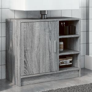 Ντουλάπι Νιπτήρα Grey Sonoma 63x29x55 εκ. Επεξεργασμένο Ξύλο - Γκρι