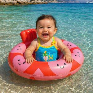 Βρεφικό Σωσίβιο (0-12 Μηνών) Swim Essentials Red Hearts