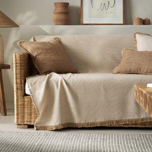 Ριχτάρι Καναπέ Τριθέσιου (180x310) Gofis Home Odessa Hemp Beige 533/06