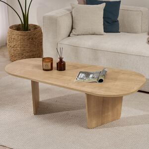 Τραπέζι Σαλονιού (130x65x40) A-G Ovalis 838NRD1108 Oak