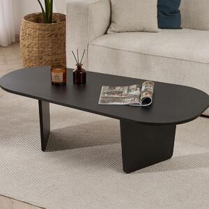 Τραπέζι Σαλονιού (130x65x40) A-G Ovalis 838NRD1110 Wood Black