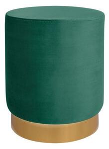 Σκαμπό Levy HM8408.03 Green-Gold Φ35x43cm