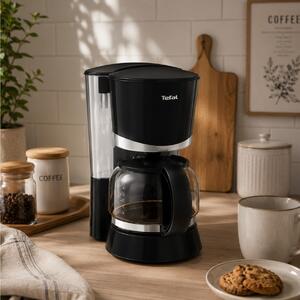 Καφετιέρα φίλτρου Tefal Vita CM1718 με ισχύ 870W και χωρητικότητα 1.25L - Black