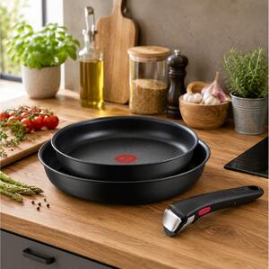 Σετ Τηγάνια Tefal Ingenio Ultimate με αποσπώμενη λαβη, αντικολλητική επίστρωση και διαμέτρους 22cm και 26cm - 2 Τεμάχια