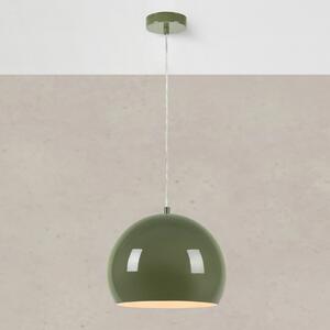 Markslöjd Κρεμαστή λάμπα Pop, Ø 28 cm, πράσινη, μέταλλο, ρυθμιζόμενος, Πράσινο, Σαλόνι / τραπεζαρία, Μέταλλο, Vintage