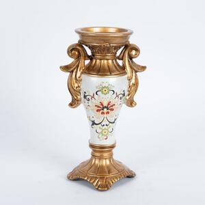 Κηροπήγιο 752-21017 15x9.5x24.5cm Gold-Multi Estheti Home