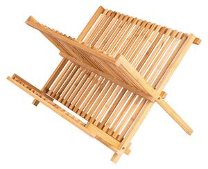 Πιατοθήκη Bamboo Essentials ΑναΔιπλόύμενη 2 Επιπέδων 42X27.5X38cm - Estia