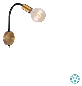 Απλίκα Globo Lighting Eddy 54010-1W Χρυσό