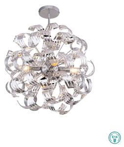 Φωτιστικό Οροφής Globo Lighting Falla 51505-4D Χρώμιο