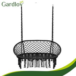 Διπλή κούνια κήπου τύπου φωλιάς Gardlov – Μαύρη