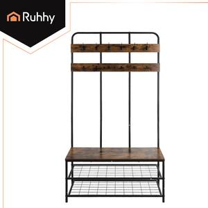 Επιδαπέδια κρεμάστρα με ράφια Ruhhy 182 cm – Για ρούχα και παπούτσια