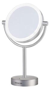 Sencor - Καθρέφτης μακιγιάζ με οπίσθιο φωτισμό LED LED/5W/230V ανοξείδωτο ατσάλι
