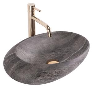 Πάγκος νιπτήρας Rea Roxy A Stone D.Grey 49 x 31 x 13.5 cm