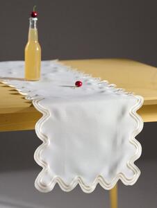 Sinsay - Διακοσμητική τραπεζοκαρέτα με διακοσμητική άκρη - κρεμ