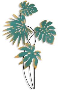 Διακοσμητικό Τοίχου Monstera 930DYU1252 66x111cm Turquoise Wallity