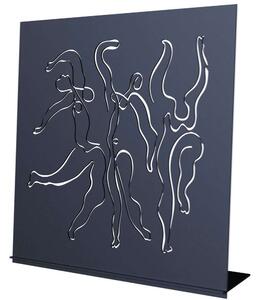 Διακοσμητικές Φιγούρες Dancing Ladies 855DTE5109 25,8x10x24,6cm Black Wallity