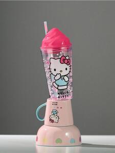 Sinsay - Κούπα με καπάκι και καλαμάκι Hello Kitty - πολυχρωμο