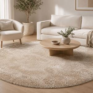 Στρογγυλό Χαλί (Φ160) Polcarpet Satin Shaggy Gold