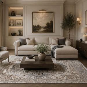 Χαλί (160x230) Polcarpet Estia 153 L.Brown/Grey