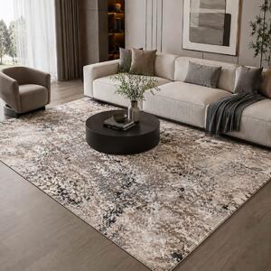 Χαλί (133x190) Polcarpet Estia 4871 Black/Beige