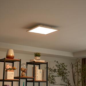 Lindby LED πάνελ Livel, CCT, 40 cm x cm, τηλεχειριστήριο, ρυθμιζόμενος, Μεταλλικό, Κουζίνα, Πλαστικό, σύγχρονο
