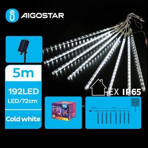 Aigostar - LED Solar Χριστουγεννιάτικα λαμπάκια 192xLED/8m IP65 ψυχρό λευκό