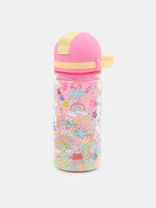 Sinsay - Μπουκάλι νερού με λαβή και καλαμάκι Peppa Pig - πολυχρωμο
