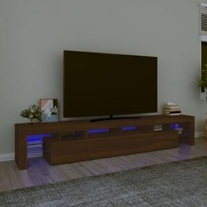 VidaXL Έπιπλο Τηλεόρασης με LED Καφέ Δρυς 230x36,5x40 εκ