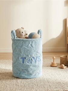 Sinsay - Καλάθι αποθήκευσης με επιγραφή TOYS - ανοιχτο μπλε