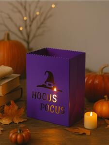 Sinsay - Επιδαπέδια LED διακόσμηση Halloween με μοτίβο καπέλου μάγισσας - βιολετι
