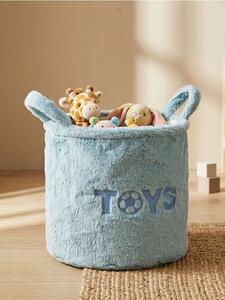 Sinsay - Καλάθι αποθήκευσης με επιγραφή TOYS - ανοιχτο μπλε