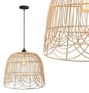 ΚΡΕΜΑΣΤΟ ΦΩΤΙΣΤΙΚΟ ΟΡΟΦΗΣ NATURAL BOHO APP1352-1CP 40 cm