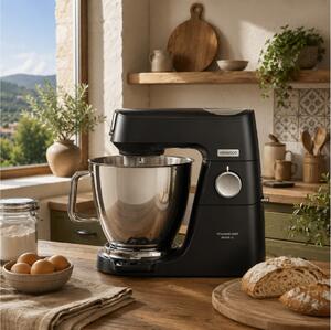 Κουζινομηχανή Kenwood Titanum Chef Baker XL KVL85.004BK Με Ισχύ 1200W, 6 Ταχύτητες Και Χωρητικότητα 5L - Black