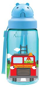 Παγούρι 450ml Με Καλαμάκι Laken Οχήματα