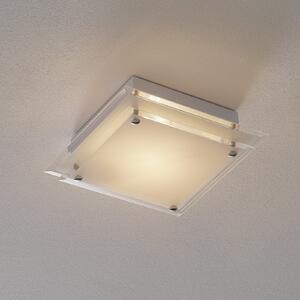 Fabas Luce Γυάλινο φωτιστικό οροφής Maggie 30 x cm, ρυθμιζόμενος, Λευκό, Σαλόνι / τραπεζαρία, Γυαλί, σύγχρονο