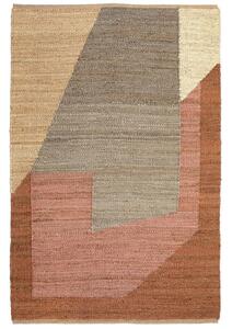 Χαλί Καλοκαιρινό (200x300) Βιοκαρπέτ Naf Naf Gardin J17 Grey Pink