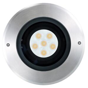 Sylvania LED χωνευτό φωτιστικό δαπέδου Interrata M, Ø 20 cm, IP65