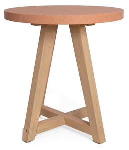 Τραπέζι Bistro Noria Terazzo Pink White (70x70x75) Soulworks 0800021